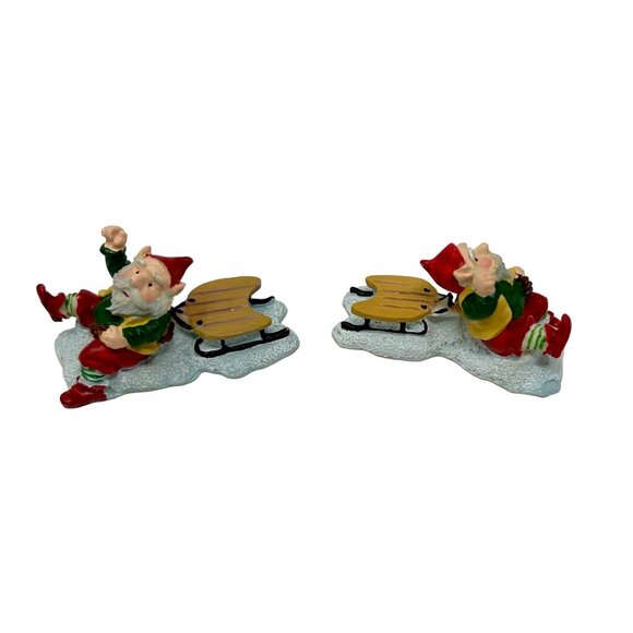 Chraming Little Christmas Elves - Set of 10 - 2 of each design. - Picture 3 of 8